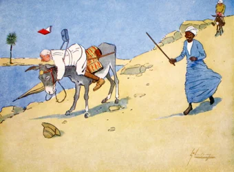 Ein Rastplatz am Nil, aus 